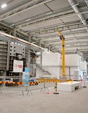 The long instrument hall at ESS