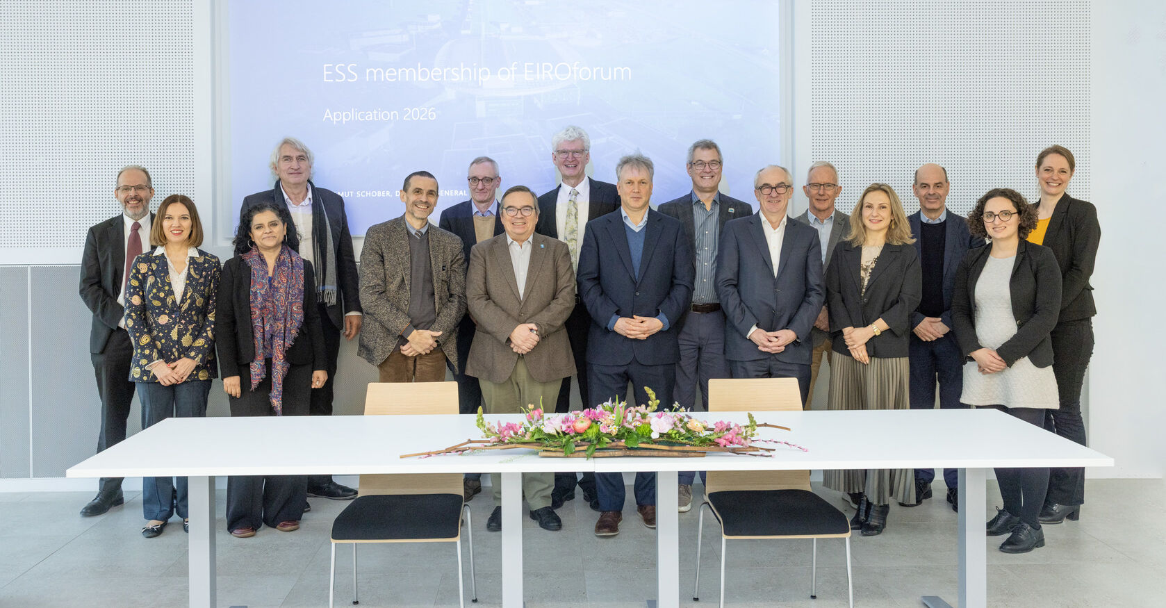 Institute representatives and members of the coordination group during the 2026 EIROforum