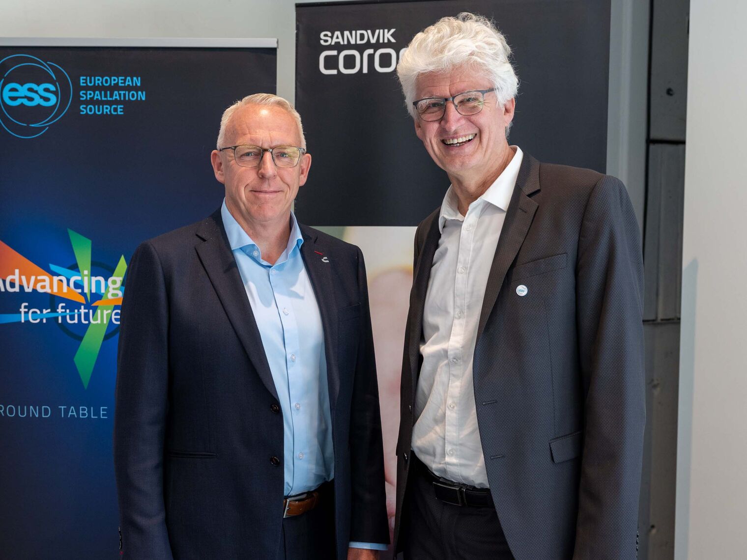 Marco Zwinkels, VP Sandvik Coromant and Helmut Schober, Director General, ESS