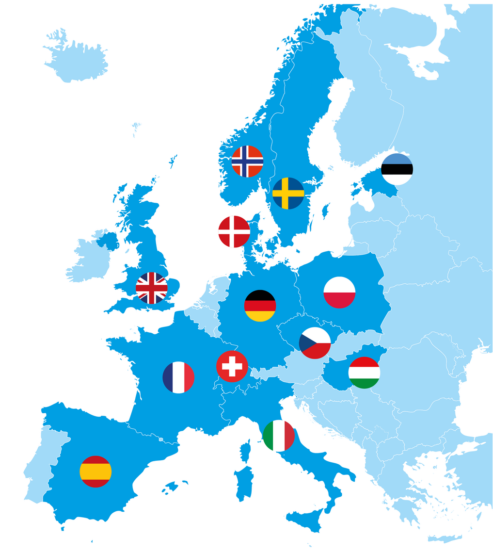 ESS members states map