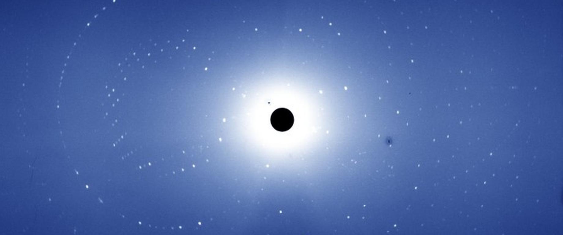 neutron diffraction pattern from crystal