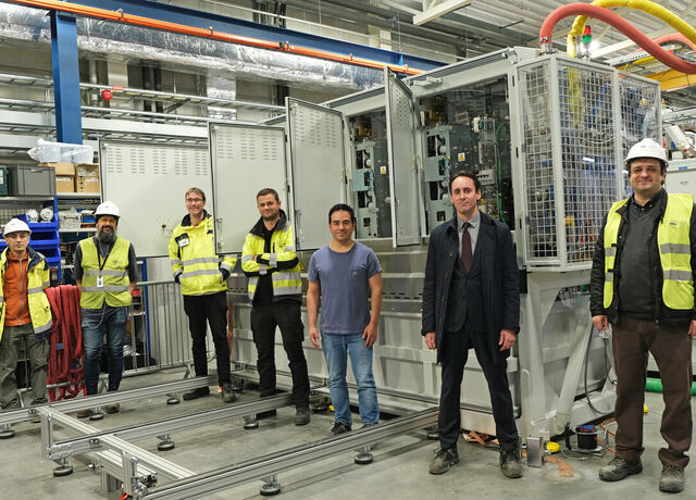 Members of the Electrical Power Systems Group who have been involved in the modulators work package.