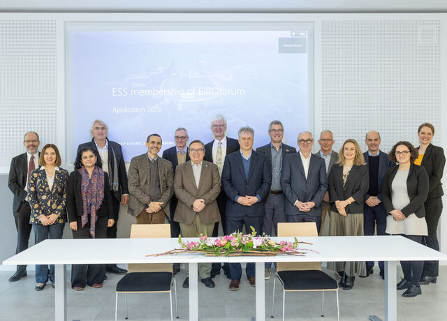 Institute representatives and members of the coordination group during the 2026 EIROforum