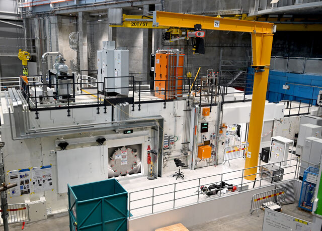 A view of the outside of the LoKI cave