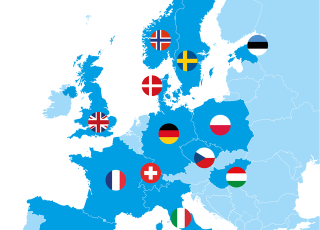 ESS members states map