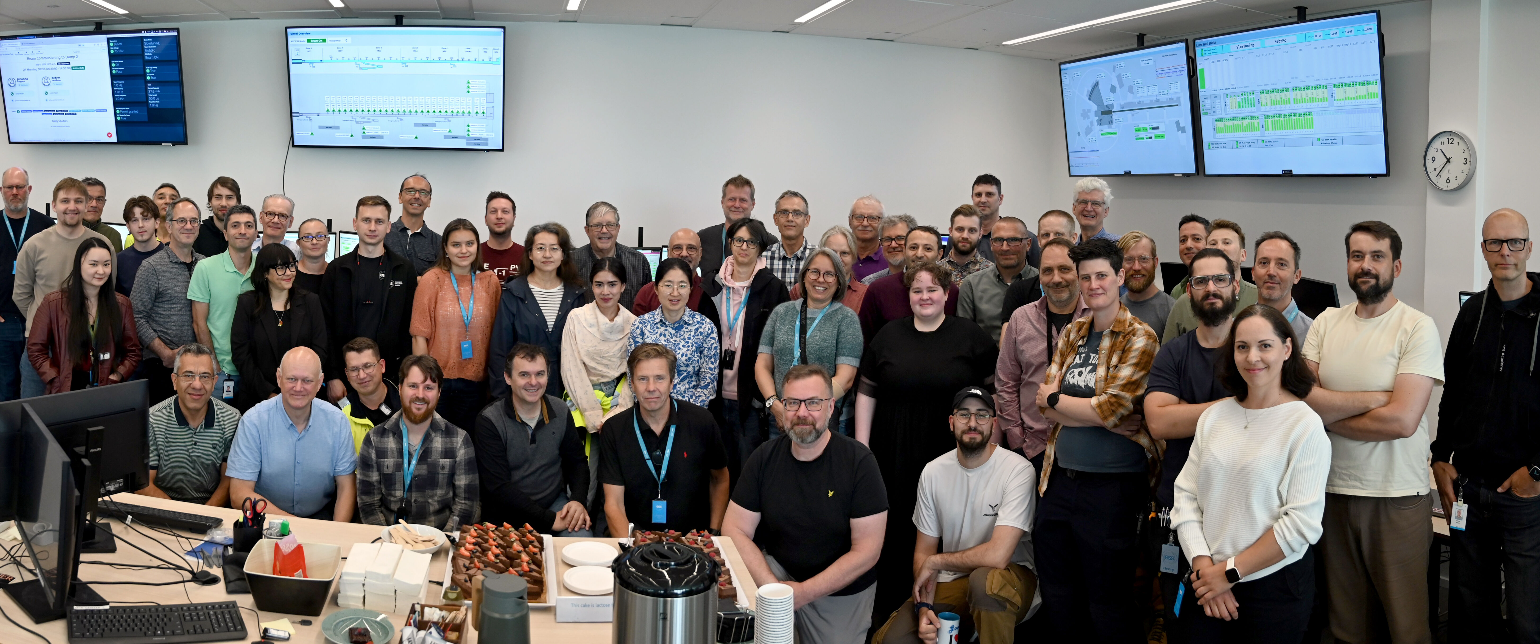 ESS Main Control Room team