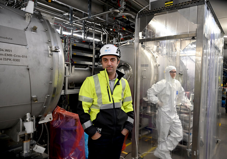 Artur and Delphine LWU cleanroom