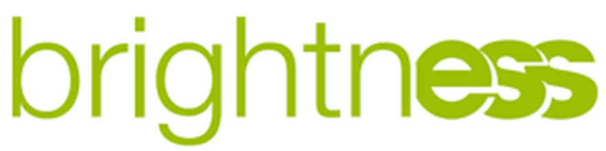 brightness logo white