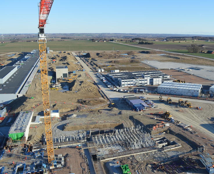 Construction site overview