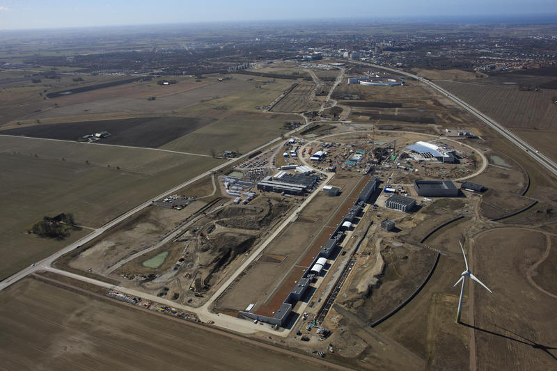 ESS Construction Site Aerial Photo