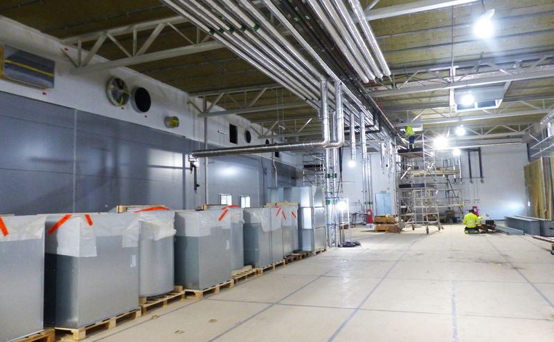 Lab building E04 - fan room