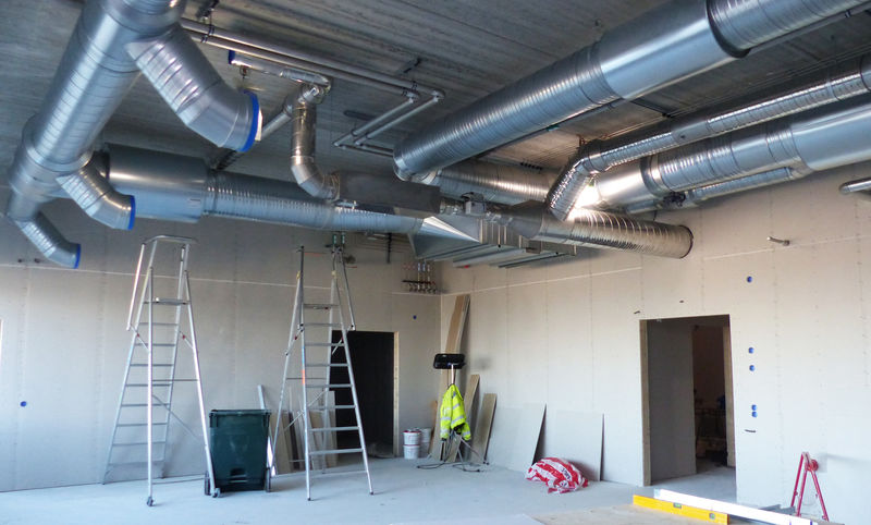 Lab building E04 ESS construction site