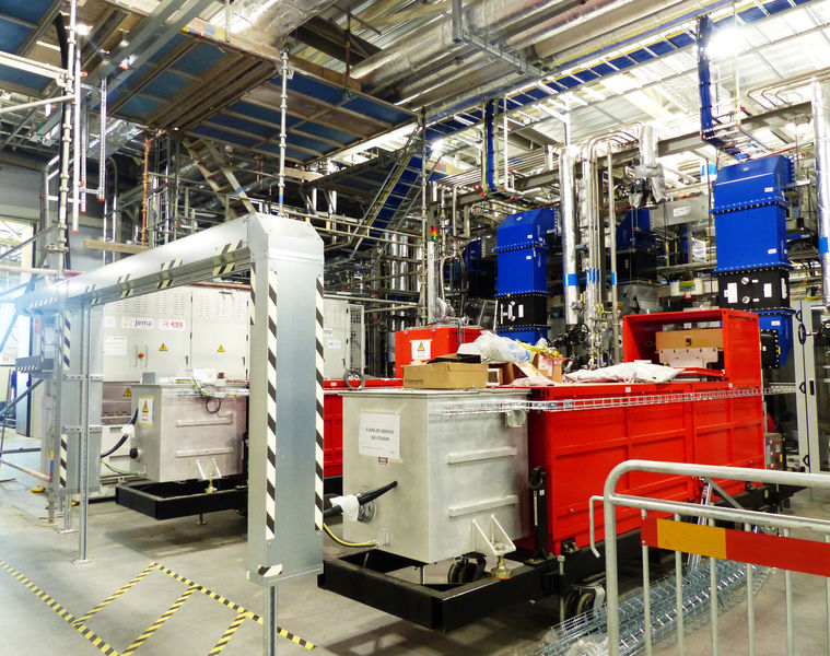 Moderators and Klystrons to power the Normal Conducting Linac.