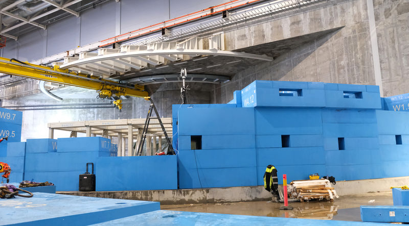 Bunker area in Experimental Hall 2