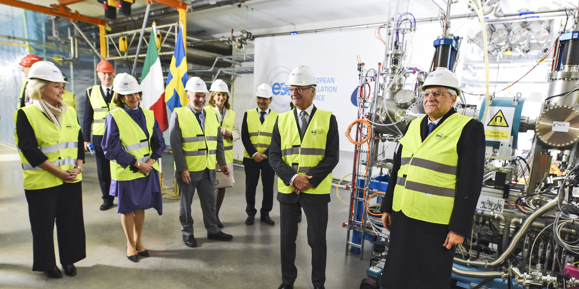 Ion Source King Carl XVI Gustaf Italian President Sergio Mattarella 3